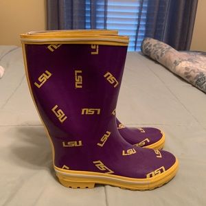 LSU rain boots